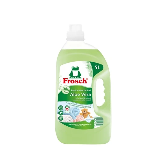 Detergent rufe lichid eco, Frosch, aloe vera 5L 